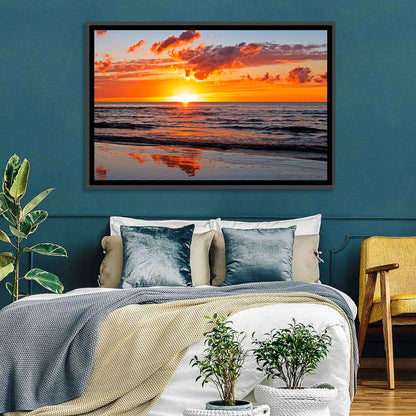 Sunset Over the Baltic Wall Art