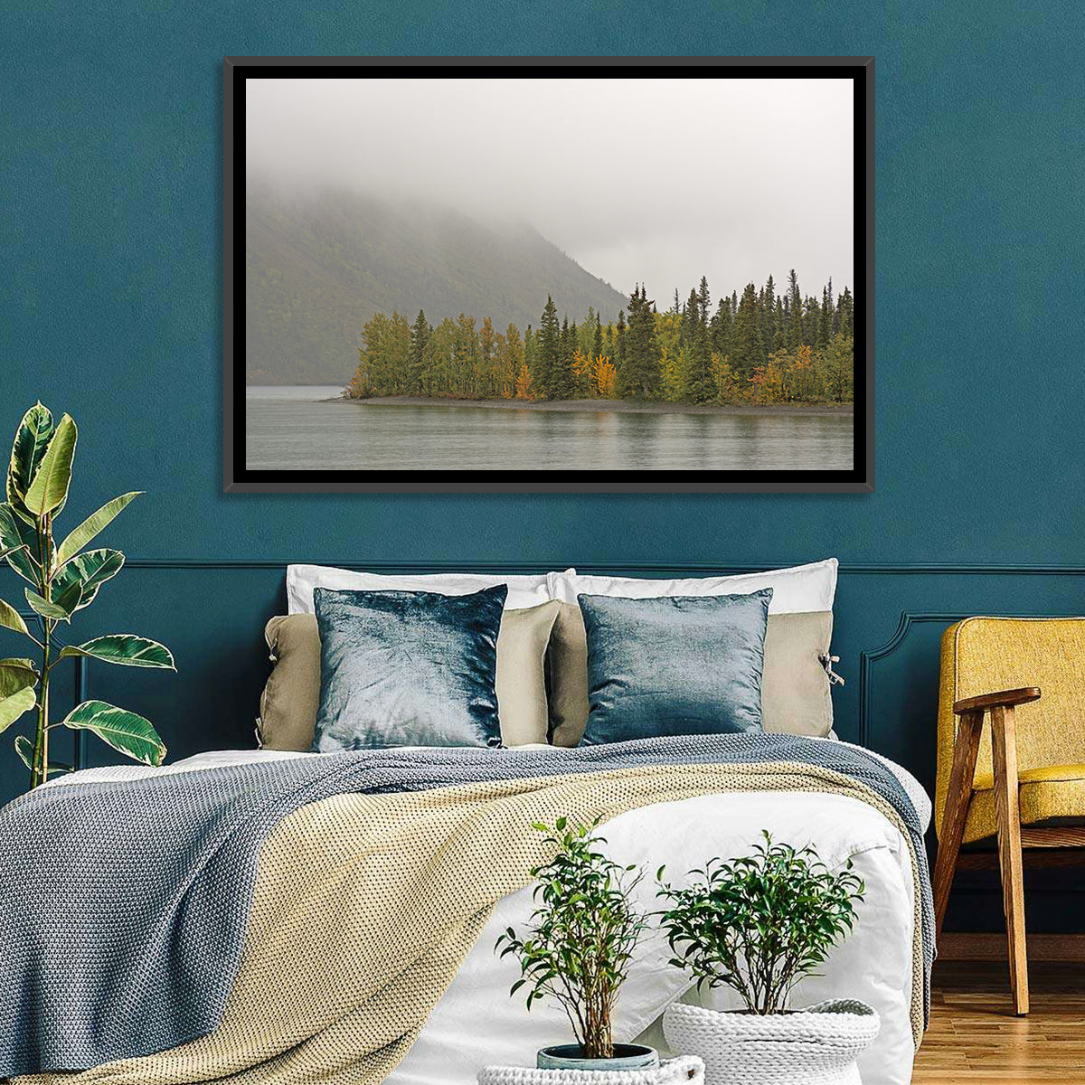 Kathleen Lake Autumn Shoreline Wall Art