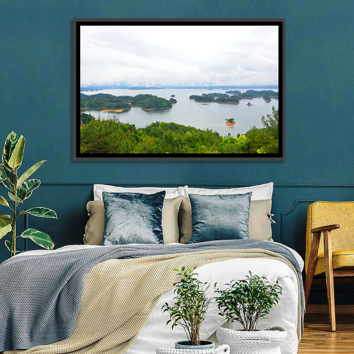 Qiandao Lake Islands View Wall Art