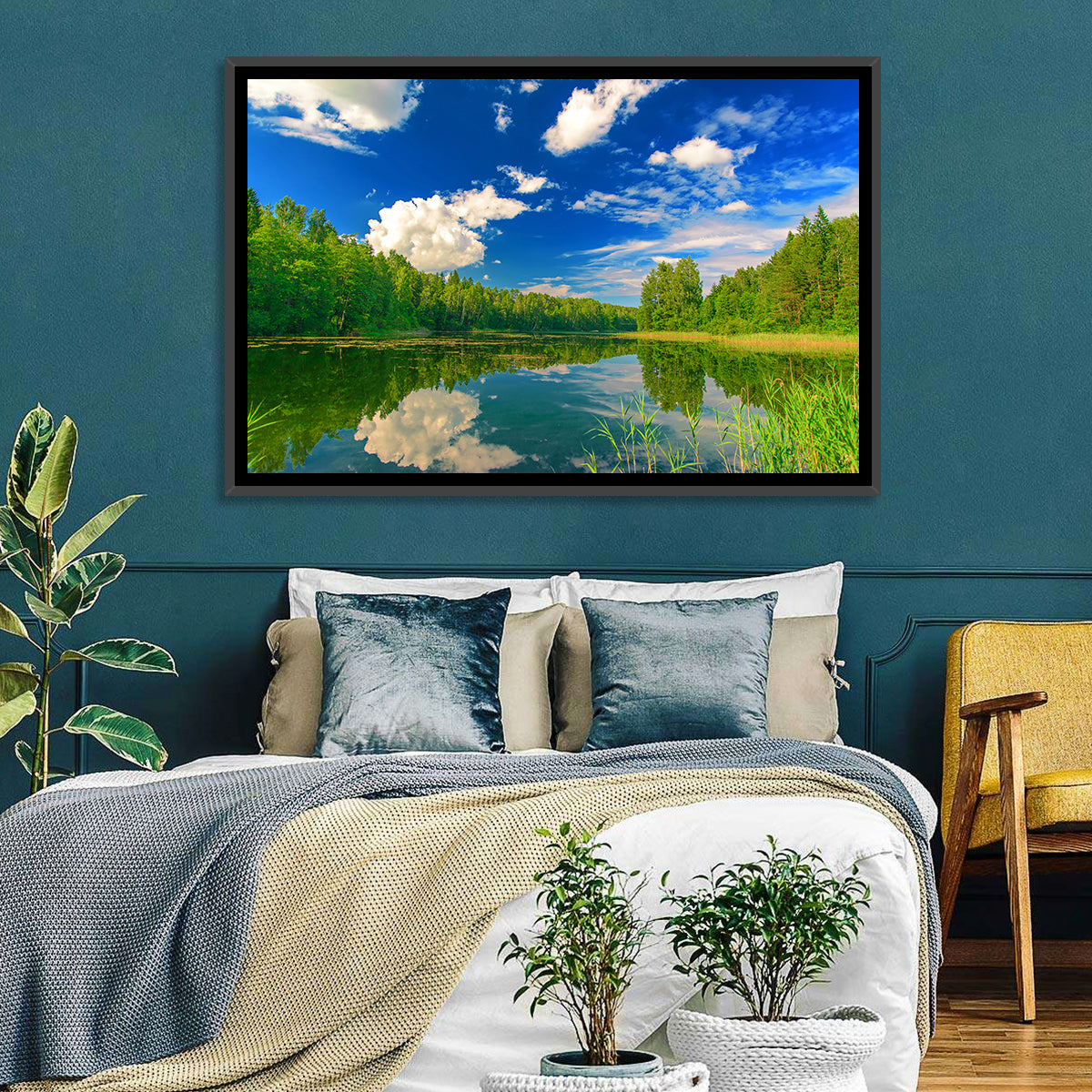 Kurtna Lake Reflection Wall Art