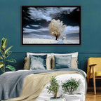 Infrared Winter Willow Tree Wall Art