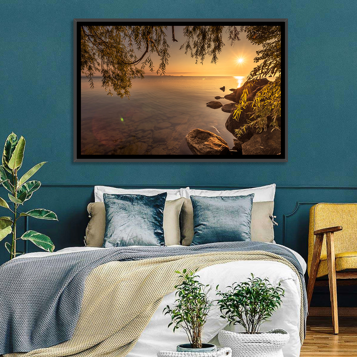 Simcoe Lake Golden Hour Wall Art