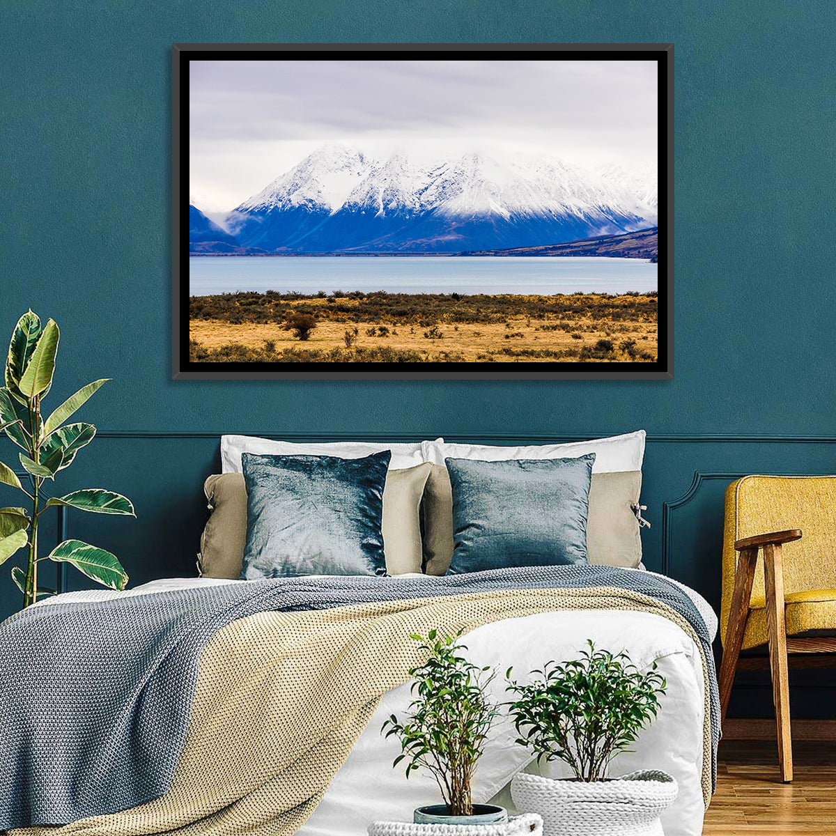 Lake Ohau Snowy Peaks Wall Art