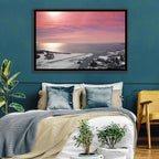 Lake Ontario Winter Skyline Wall Art