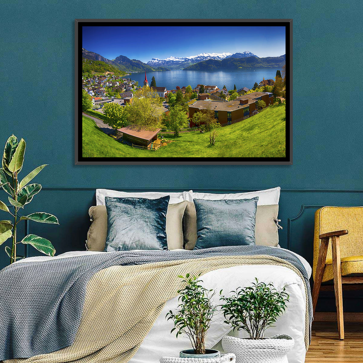 Lake Lucerne, Weggis Wall Art