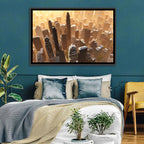 Arizona Skyscrapers at Golden Hour Wall Art