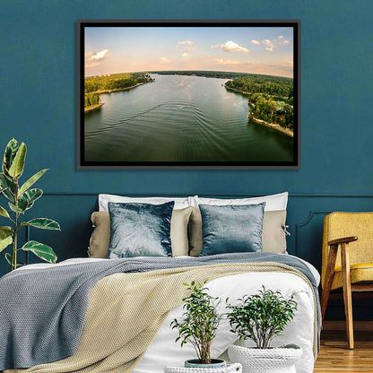 Lake Wylie Golden Hour Wall Art