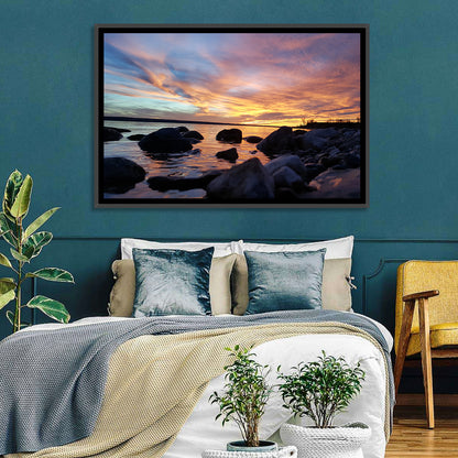 Lake Sakakawea Sunset Wall Art