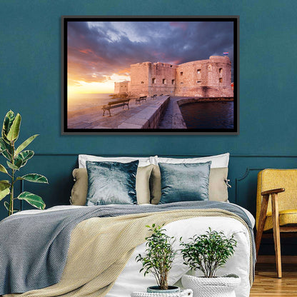Fort Bokar at Sunset, Dubrovnik Wall Art