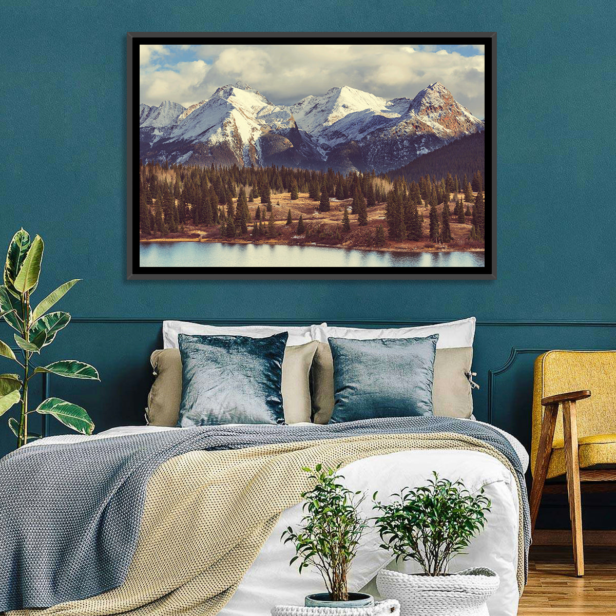 Snow-capped Colorado Rockies Wall Art