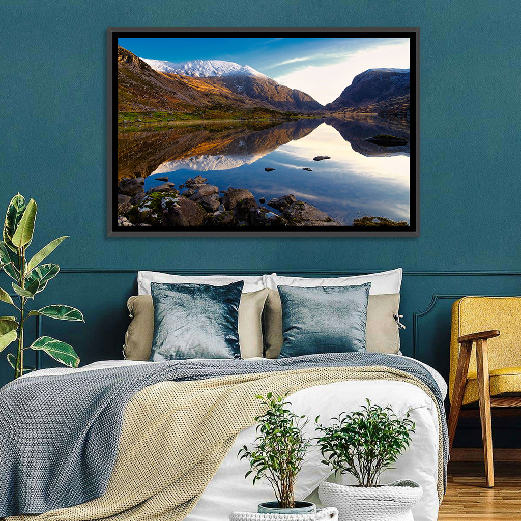 Auger Lake Morning Reflection Wall Art