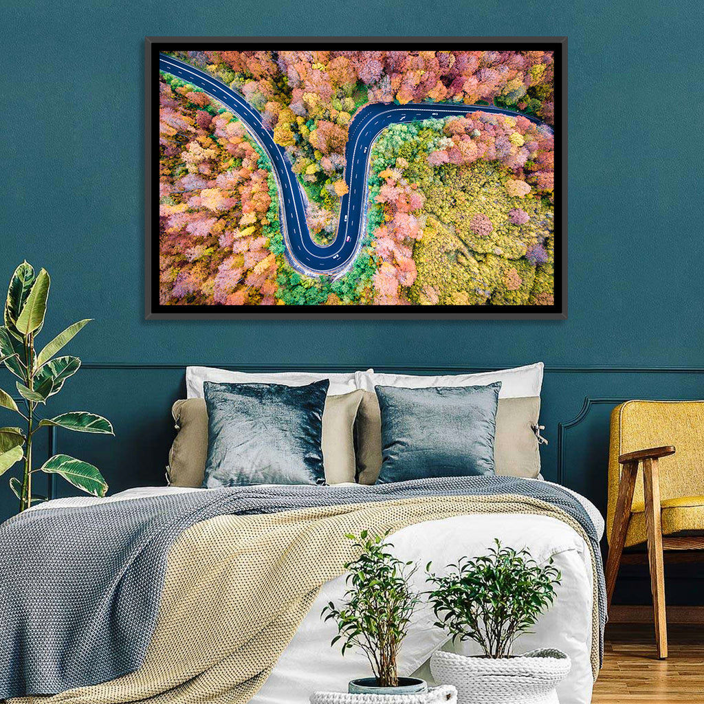 Winding Forest Road Wall Art