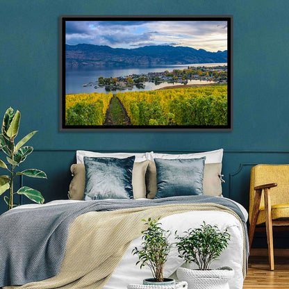 Okanagan Lake Vineyard, Kelowna Wall Art