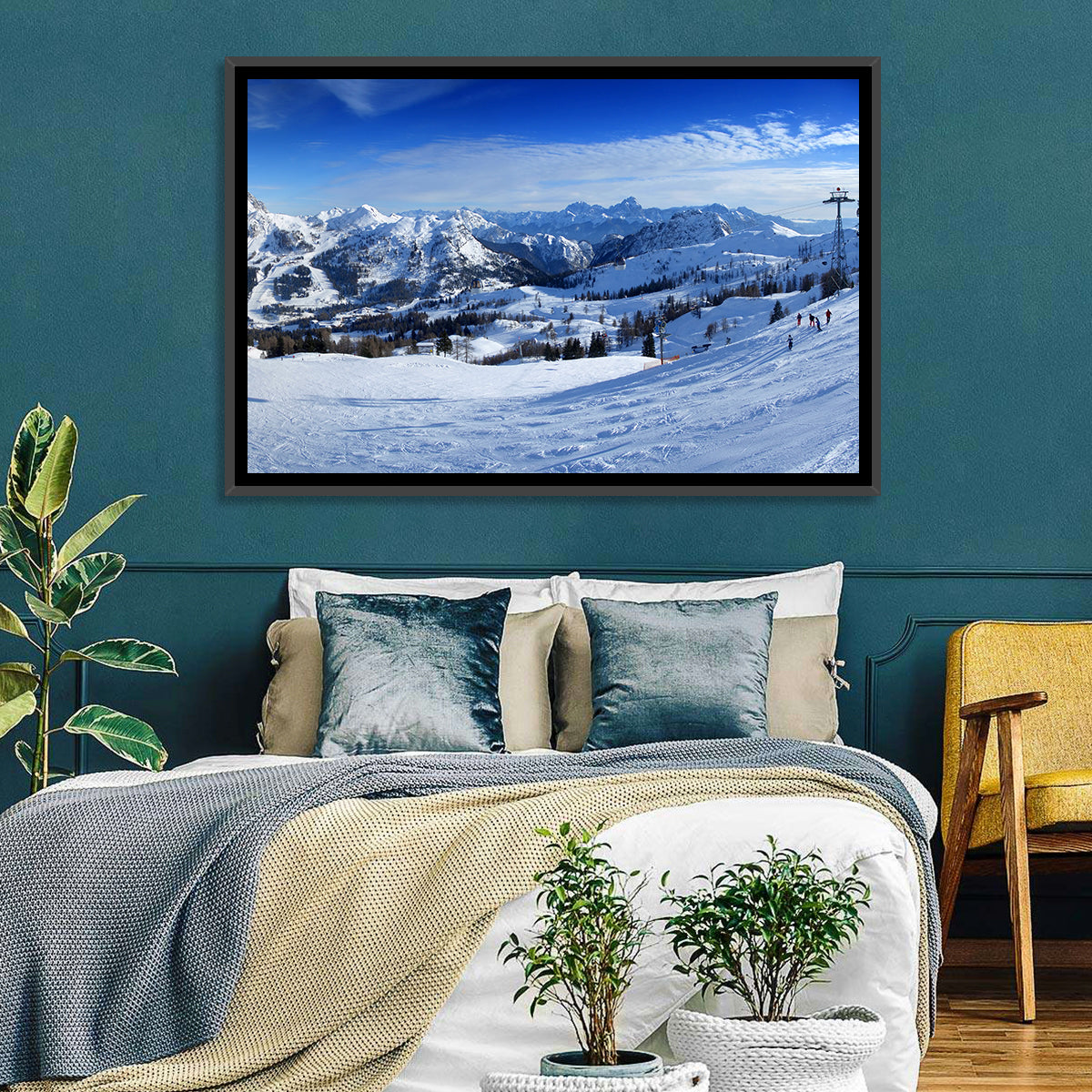 Nassfeld Ski Resort View Wall Art