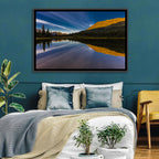 Rainbow Lake at Golden Hour Wall Art