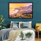 Funchal Harbor at Golden Hour Wall Art