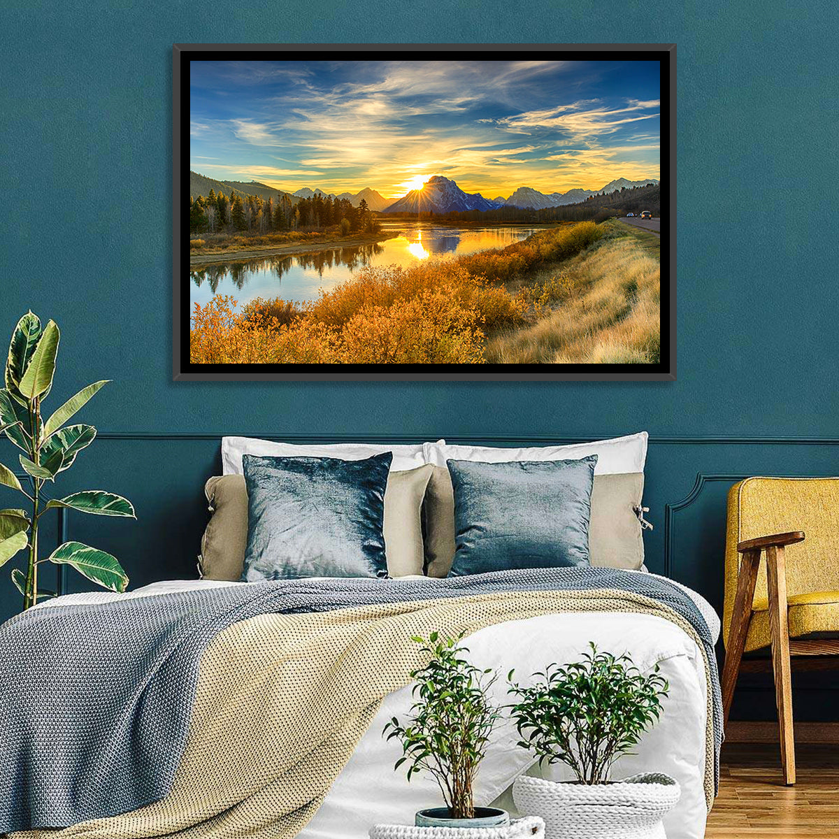 Oxbow Bend Sunrise Wall Art
