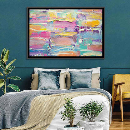 Rough Board Brushstrokes Wall Art