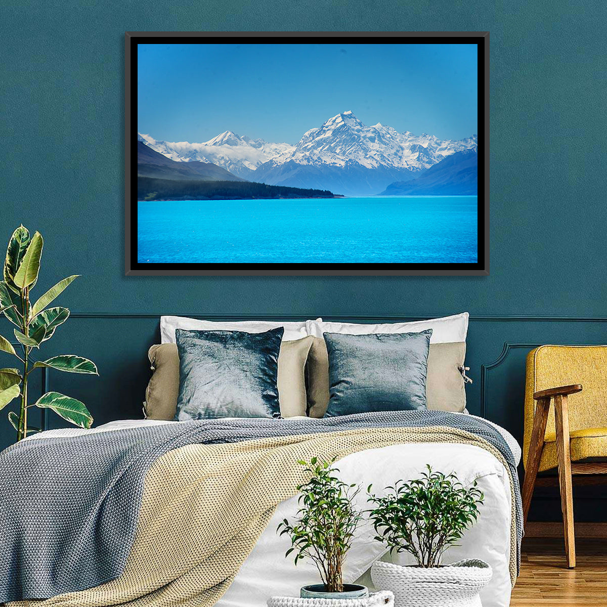 Aoraki Over Lake Pukaki Wall Art