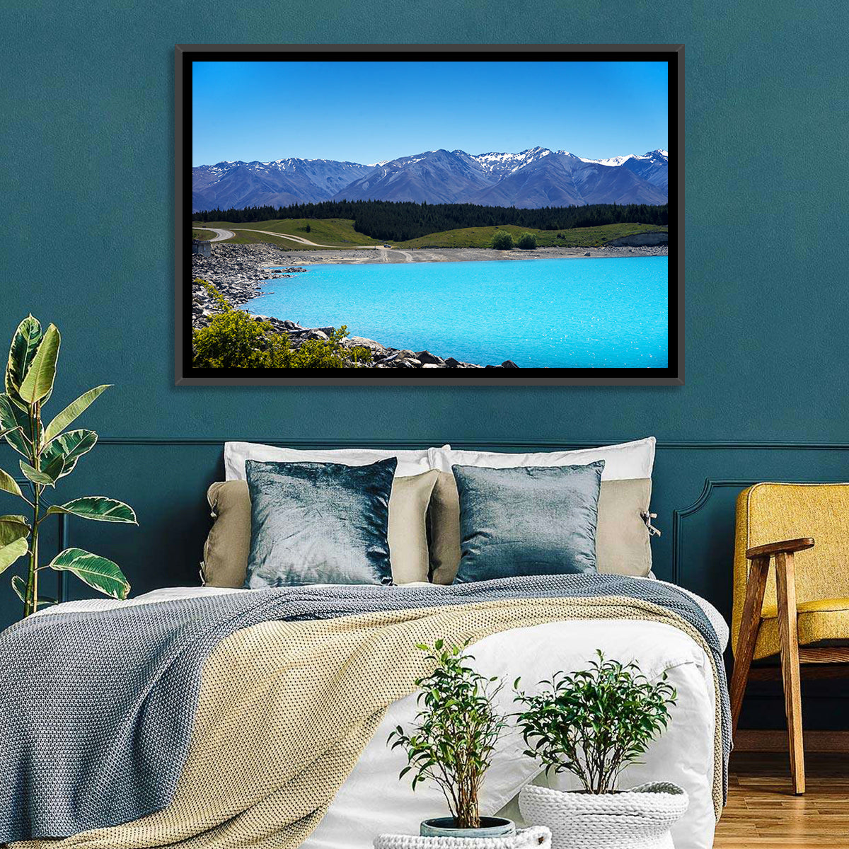 Lake Pukaki Turquoise View Wall Art