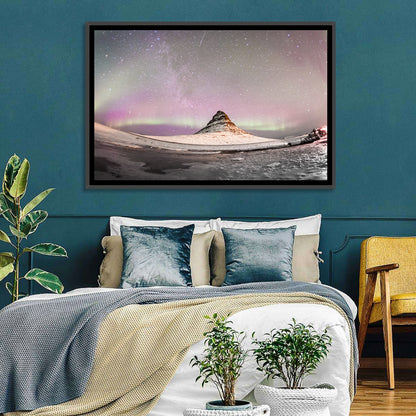 Aurora Over Kirkjufell Wall Art