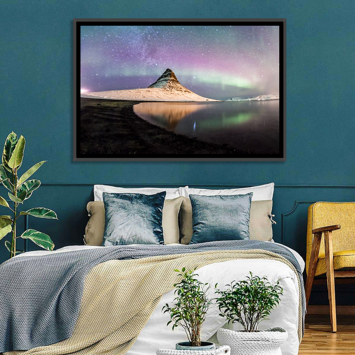 Kirkjufell Under the Milky Way Wall Art