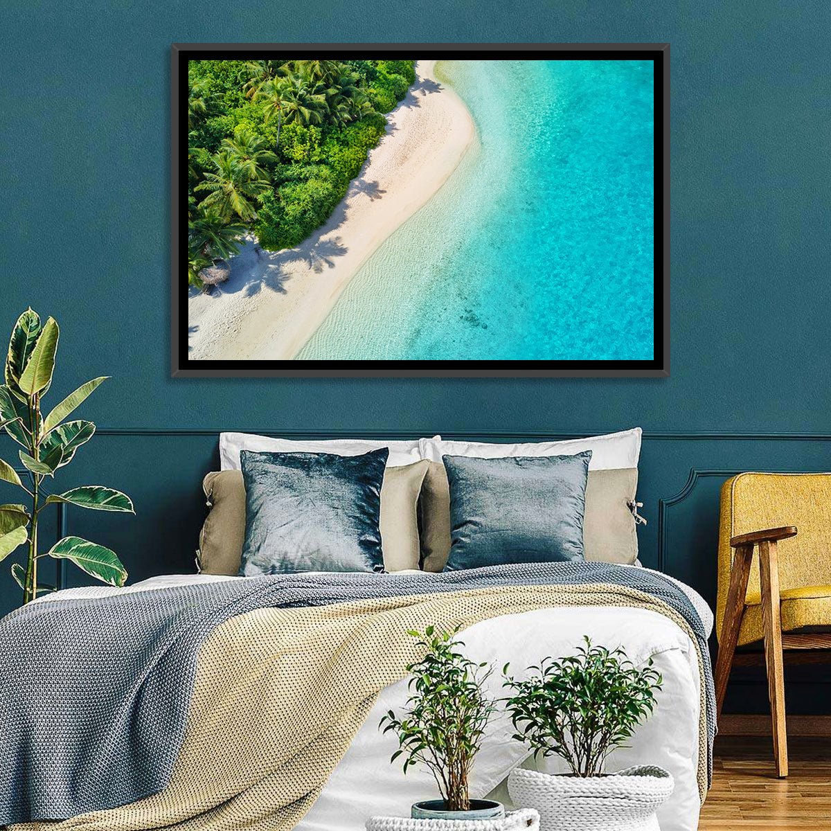 Secluded Tropical Beach Wall Art