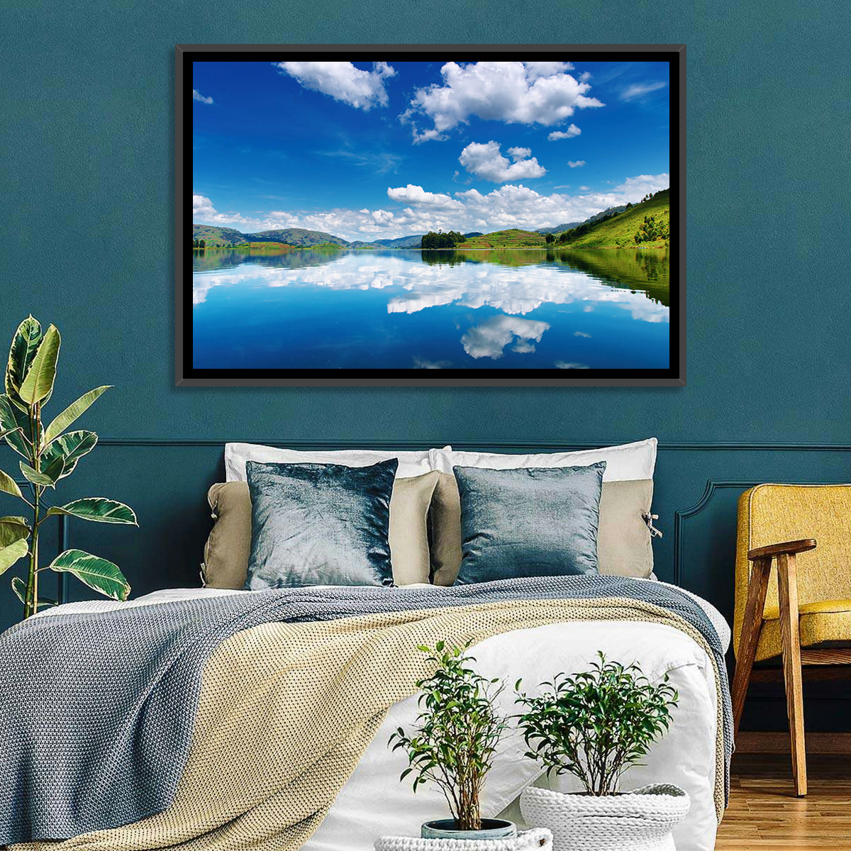 Bunyonyi Lake Reflection Wall Art