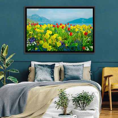 Lake Lucerne Daffodils Wall Art