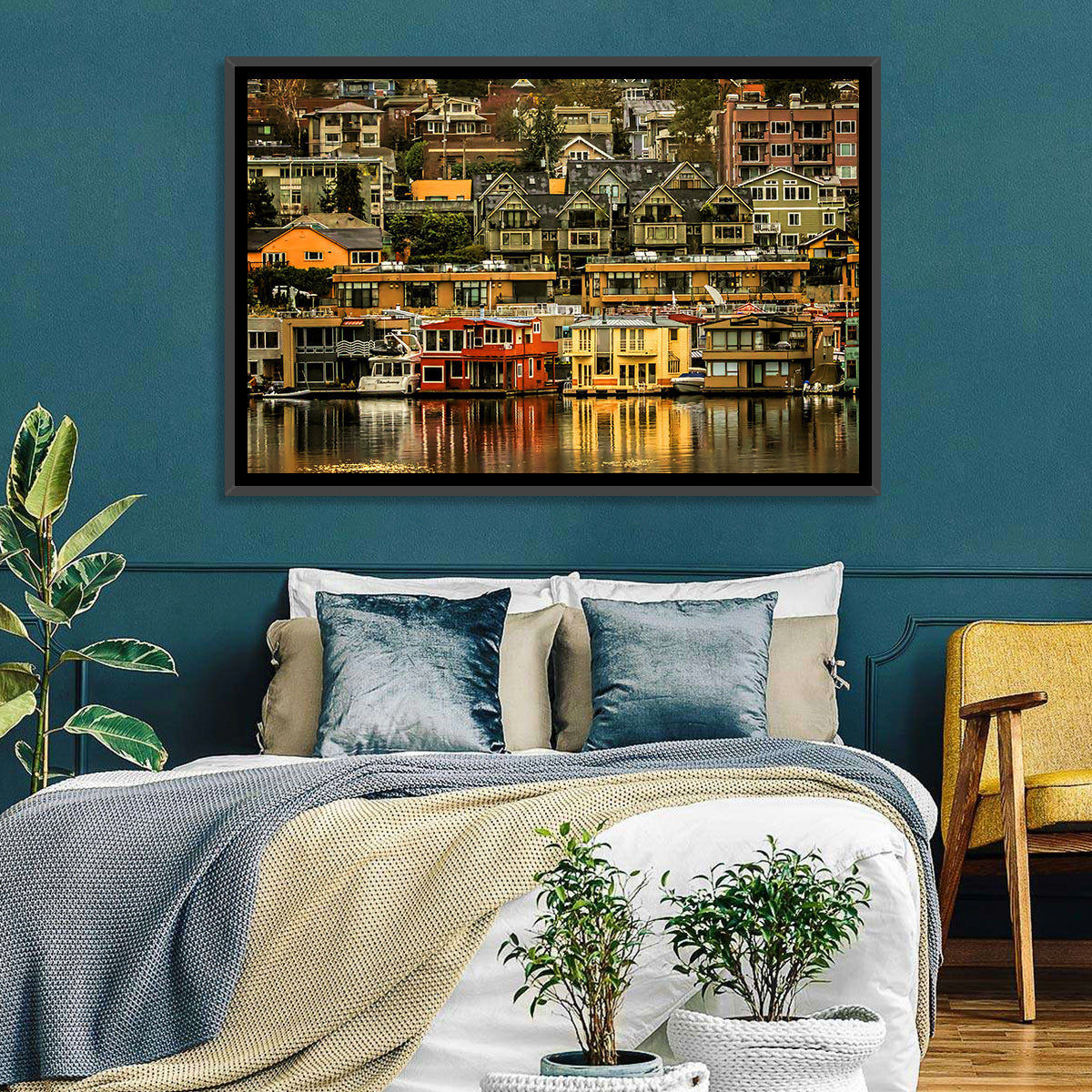 South Lake Union Reflections Wall Art
