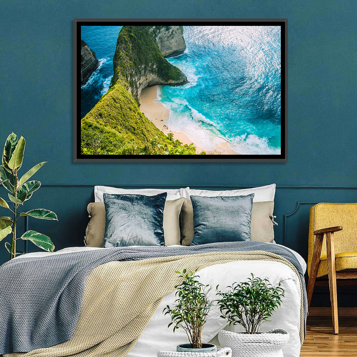 Kelingking Beach, Nusa Penida Wall Art in a room, landscape