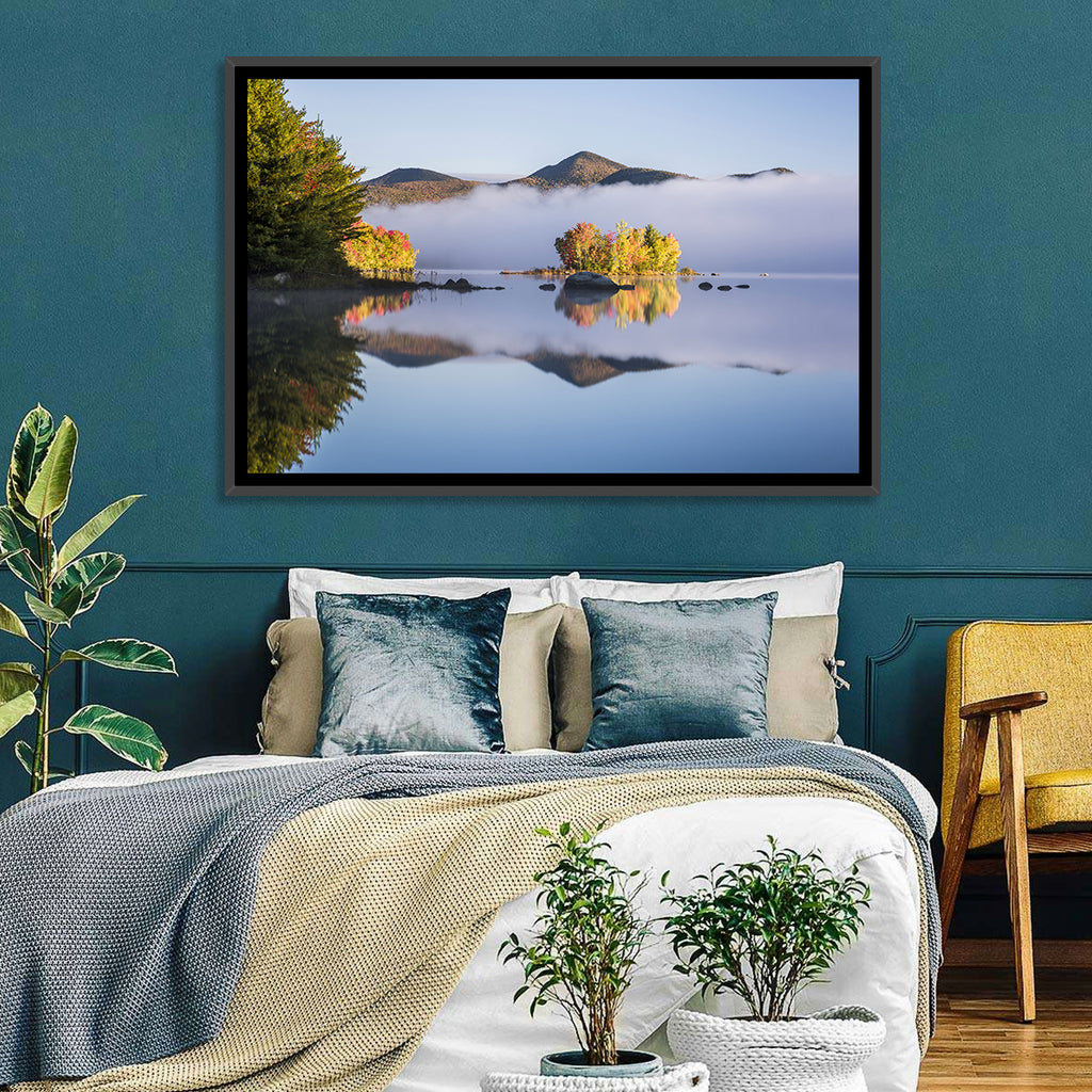 Autumn Morning at Chittenden Lake, Vermont Wall Art