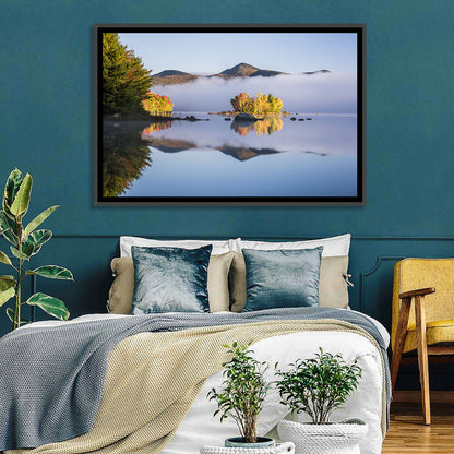 Autumn Morning at Chittenden Lake, Vermont Wall Art