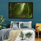 Moss-covered Rainforest Path Wall Art
