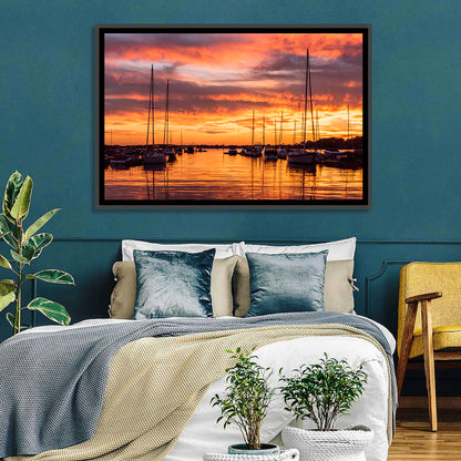 Lake Norman Harbor Sunset Wall Art