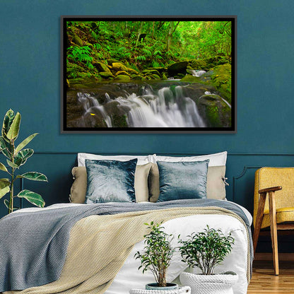 Emerald Jungle Stream Wall Art