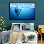 Split-level Iceberg Wall Art