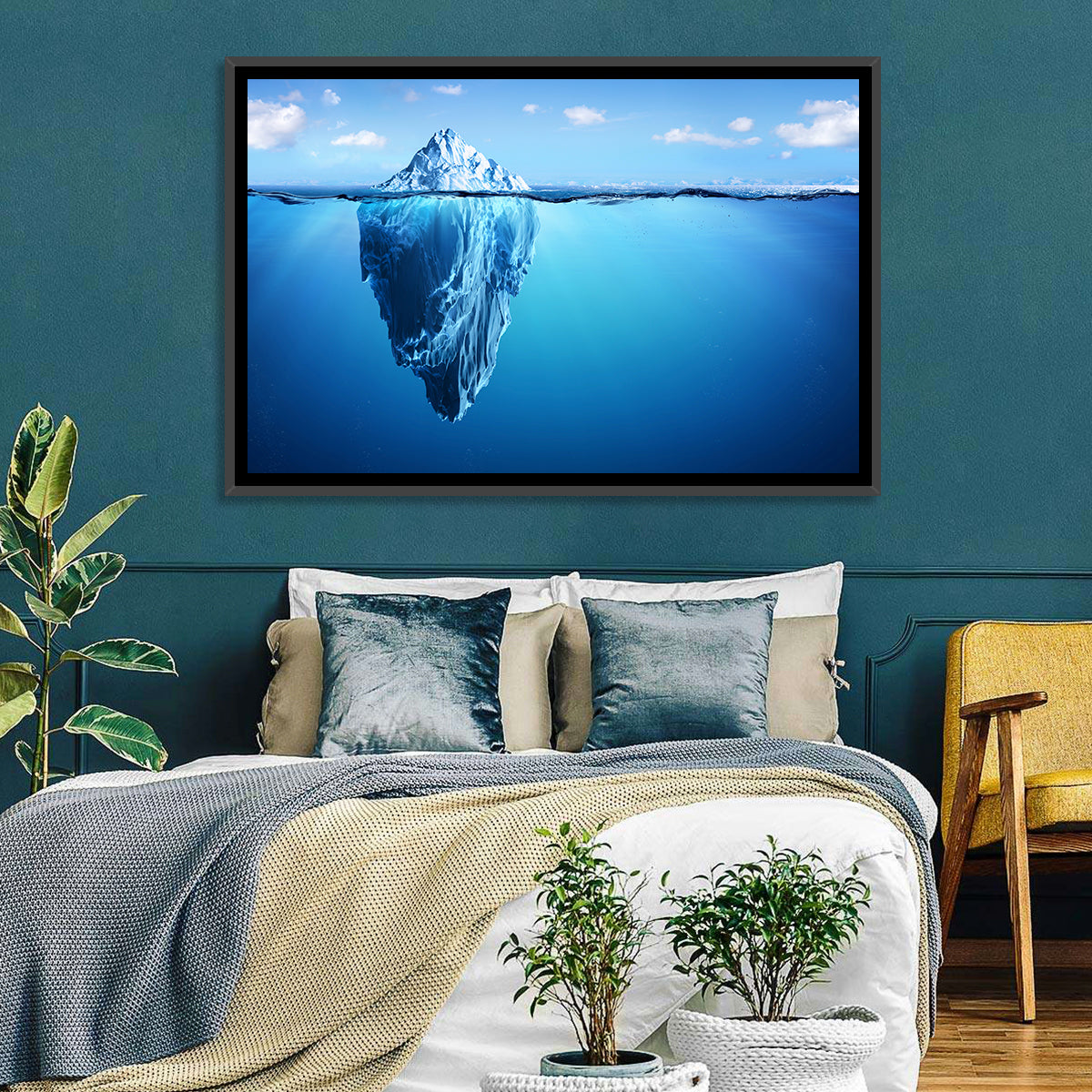 Split-level Iceberg Wall Art