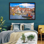 Porto Old Town Douro Riverfront Wall Art
