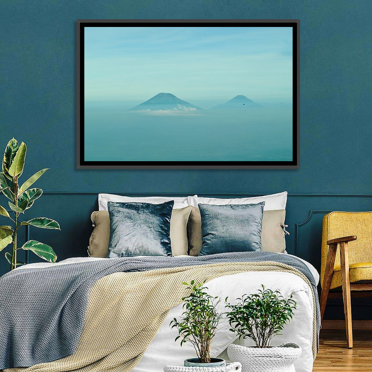 Sumbing and Sindoro Volcanoes Wall Art