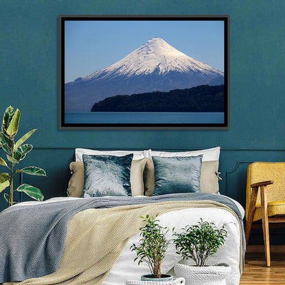 Snow-capped Osorno Volcano Over Lake Wall Art