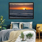 Florida Sailboat Sunset Wall Art