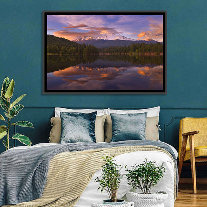Mt Shasta Over Lake Siskiyou Wall Art