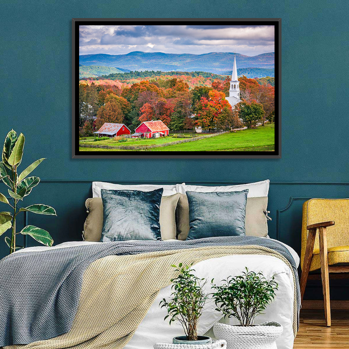 Peacham Autumn Pasture Wall Art