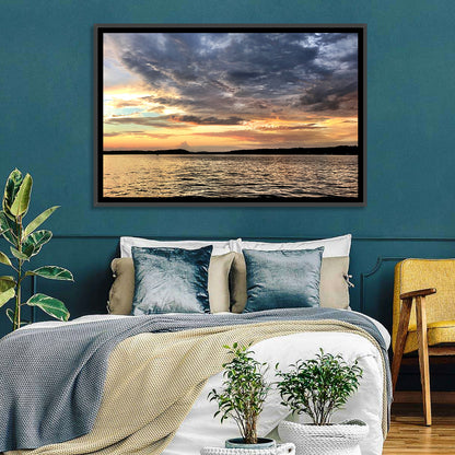 Lake Tillery Sunset Wall Art