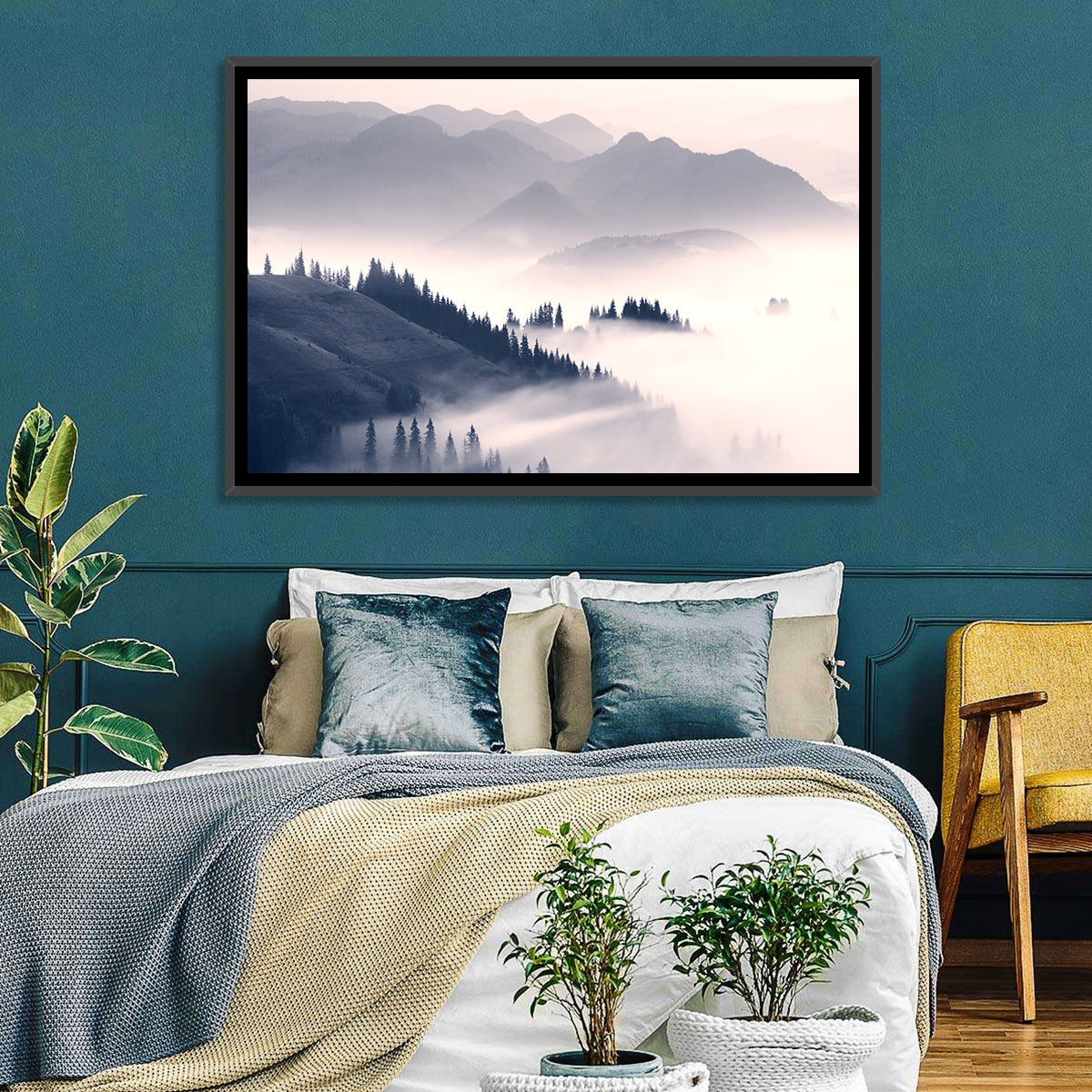Carpathian Morning Mist Wall Art