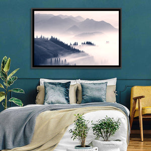 Foggy Carpathian Mountains Wall Art