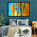 Blue Autumn Reflection Wall Art