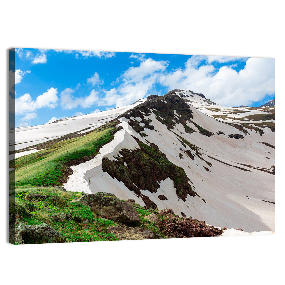 Mount Aragats Ridge Wall Art, canvas print, landscape