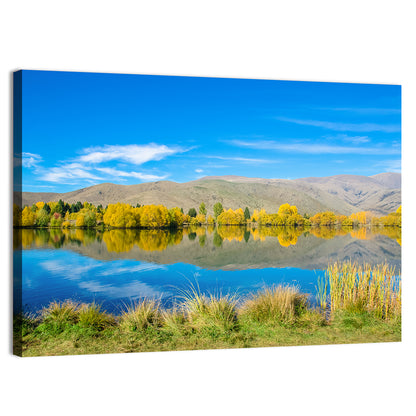 Ruataniwha Autumn Reflection Wall Art